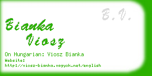 bianka viosz business card